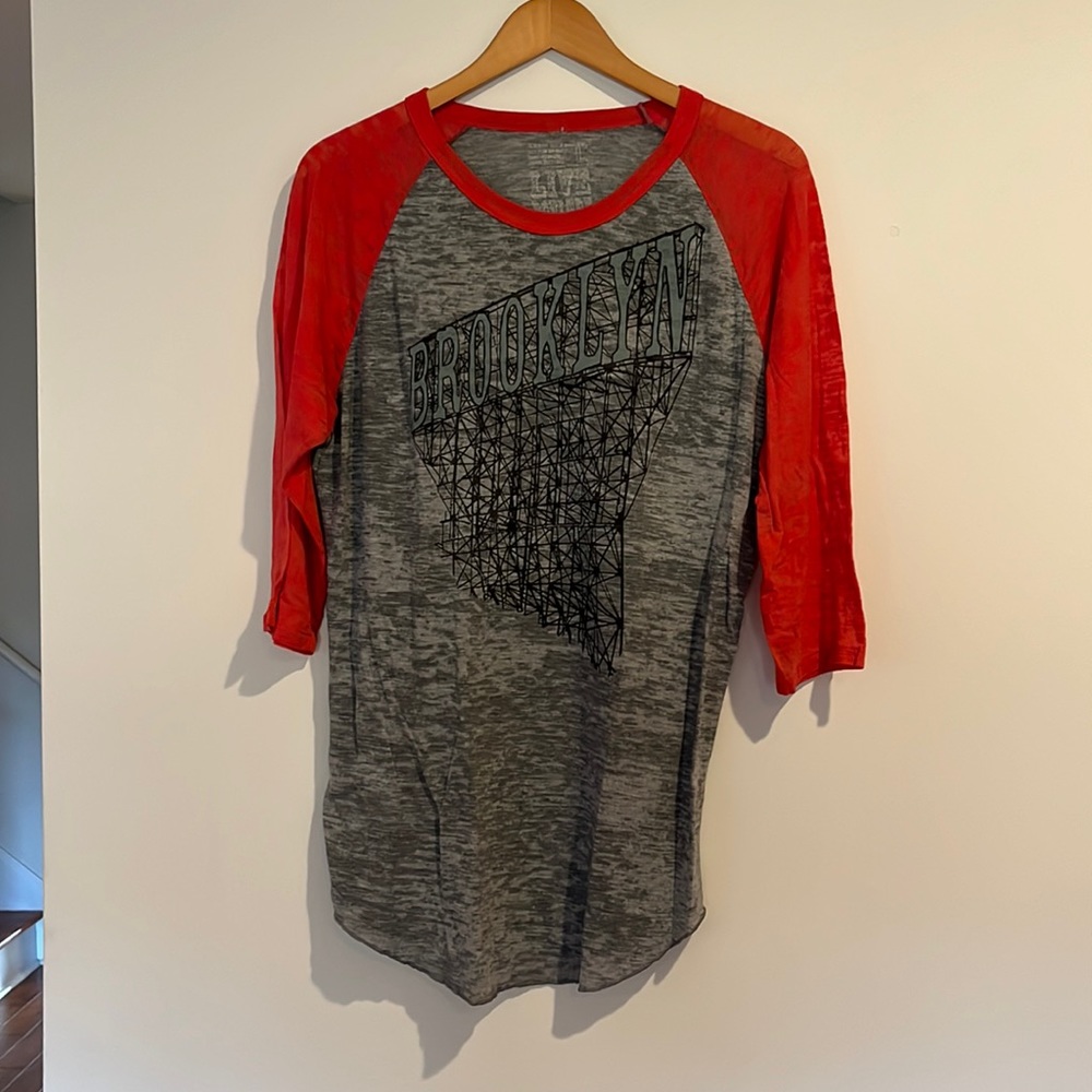 Brooklyn Baseball Burnout tee